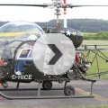 Bell 47 Start des Oldtimer Helikopters