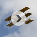 Modell Tiger Moth Flugvorführung