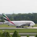 Airbus A380, Emirates, Flughafen München, take off