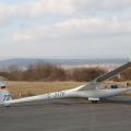 Flugplatz Bad Neustadt am 25.2.2012, Segelflug im Februar? Ja warum nicht.