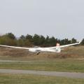 Windenflugbetrieb am Ostersonntag 2012, Standardlibelle kurz vor dem Aufsetzen