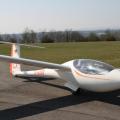 Flugplatz Bad Neustadt  am 29.3.2014, eine ASW 24