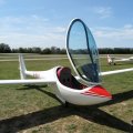 Flugplatz Bad Neustadt - Grasberg am 22.8.2024, Birdy, kaum zu glauben, fliegt aber in der 120 kg Klasse