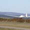 Flugplatz Bad Neustadt - Grasberg, SF 25 bei der Landung