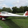Flugplatz Bad Neustadt - Grasberg am 13.08.2023, KIAZ mit folierten Flügeln
