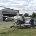 Flugplatz Herzogenaurach am 16.7.2022, Hughes gerade auf dem Hänger gelandet