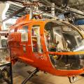 Bo 105, Länge 11,86 m, Rotor 9,84 m, Leergewicht 1275 kg Startgewicht 2500 kg, Reichweite 575 km, Dienstgipfelhöhe 3050 m, 270 km/h, Zwei Allison 250-C Turbinen mit jeweils 313 kW, Baujahr 1974.