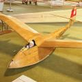 Modell Seeadler im Maßstab 1:3,5. Hans Jacobs entwarf das Original, welches 1935 gebaut wurde. Es konnte auf Land und Wasser gelandet werden. Bei einigen Forschungsflügen wurde es verwendet.
