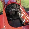 Flugplatz Salzgitter-Drütte am 4.9.2021, Cockpit Buddy-Baby Doppeldecker