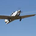 Flugplatz Bad Neustadt - Grasberg, Piper Arrow kurz nach dem Start auf Piste 13