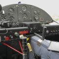 Flugplatz Bad Neustadt - Grasberg am 30.7.2022, Cockpit Pützer Elster B, Werknr. 43, Baujahr 1957