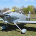 Flugplatz Bad Neustadt - Grasberg am 12.4.2025, RV-4 vor unserem Clubheim