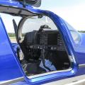 Verkehrslandeplatz Eisenach-Kindel am 15.6.2022, Cockpit einer DA 62