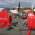 Dieser Tragschrauber wird von einem Rotax Turbomotor mit 115 PS angetrieben.
