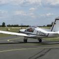 Flugplatz Herzogenaurach am 16.7.2022, unsere Moran rollt Richtung Piste 26