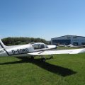 Flugplatz Main Bulau am 11.08.2024, unsere Moran in Mainbullau