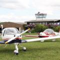 Flugplatz Bad Neustadt - Grasberg, P 96 Golf und EuroStar