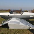 Flugplatz Bad Neustadt - Grasberg, strenge Seitenansicht eines Zenair