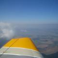 Flug nach Hannover, gutes Wetter
