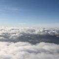 Motorseglerflug im Februar 2012, Wolken und Welle über der Rhön