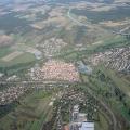 Libellenflug am 30.09.2012, Luftbild Münnerstadt
