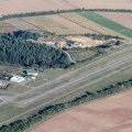 Luftbild am 28.08.2024, der Flugplatz Bad Neustadt Grasberg