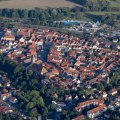 Luftbild am 28.08.2024, Stadtkern von Bad Neustadt aus einer anderen Perspektive