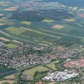 Luftbild am 10.5.2025, das Segelfluggelände bei Mellrichstadt
