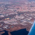 Luftbild aus Moran am 19.1.2025, Industriegebiet Schweinfurt