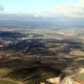 Luftbild im Oktober 2012, Flugplatz Grasberg aus der Luft fotografiert