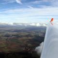 Luftbild im Oktober 2012, schöner Blick aus dem Motorsegler