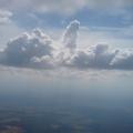 man beachte die Wolken