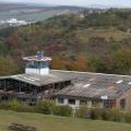 Luftbilder Bad Neustadt am 8.10.2011, Clubheim und Turm beim Start Piste 31