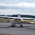 Betankung der Flächentanks der Cessna 152