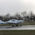 Drei Königsfliegen am 6.1.2012, Dynamic aus Karlstadt, gerade gelandet.