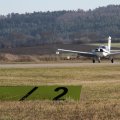 Auch das Landen klappt noch, Moran auf Piste 31