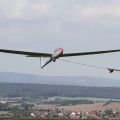 Flugplatz Bad Neustadt - Grasberg am 5.9.2021, D-8989 ist gerade an der Winde abgehoben