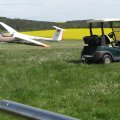 Flugplatz Bad Neustadt - Grasberg Windenbetrieb am 28.4.2024