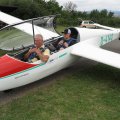 Flugplatz Bad Neustadt - Grasberg am 20.8.2024, Passagierflug mit ASK 13