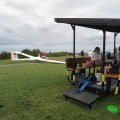 Flugplatz Bad Neustadt - Grasberg am 20.8.2024, Wiindenflugbetrieb, Startwagen