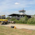 Flugplatz Bad Neustadt - Grasberg am 11.6.2025, Baustelle Boulebahn