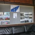 Flugplatz Bad Neustadt - Grasberg am 11.6.2025, neu gestaltete Wand im Clubheim