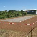 Flugplatz Bad Neustadt - Grasberg am 19.6.2025, Boulebahn fertig aber noch nicht bespielbar