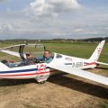 Flugplatz Bad Neustadt, Kunstflug am 13.04.2025, Vorfreude auf Trudeleinweisung