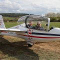 Flugplatz Bad Neustadt, Kunstflug am 13.04.2025, fast abflugbereit, MDM-1 Fox