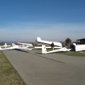 einige Segelflugzeuge während der JNP 2017