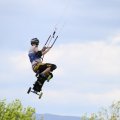 Kitelandboarden auf dem Grasberg am 15.5.2021