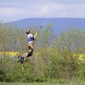 Kitelandboarden auf dem Grasberg am 15.5.2021