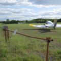 Flugplatz Bad Neustadt - Grasberg, F-Schlepp-Betrieb in Richtung 31