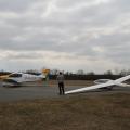 Flugplatz Bad Neustadt am Ostermontag 2013, F-Schlepp in Richtung Piste 13